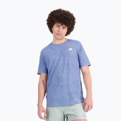 Мъжка тениска за бягане New Balance Q Speed Jacquard Short mercury