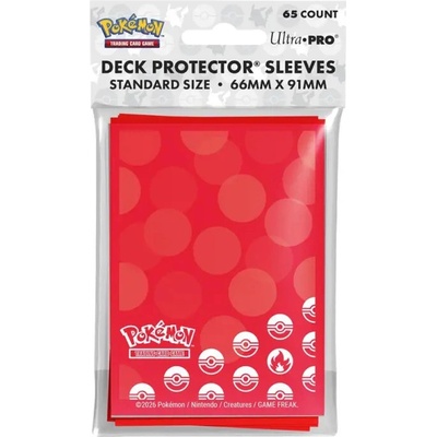 Ultra PRO Pokémon TCG FIRE TYPE Obaly 65ks