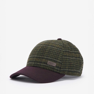 Barbour Clyde Cap Olive Plaid