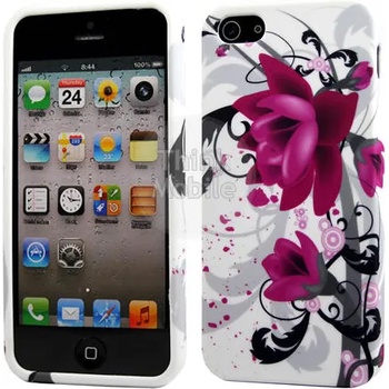 Image 1 of Apple iPhone 5 Flora V5 Силиконов Калъф + Протектор