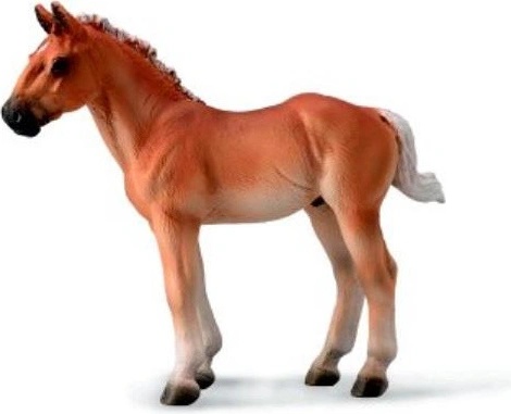 CollectA Noriker Stute – Realistische Pferdefigur Im Maßstab 1:20 (17,5 Cm), Kastanienbraun