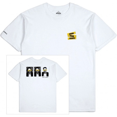 Brixton STRUMMER KNOW YOUR RIGHTS TEE white