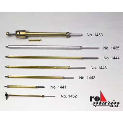 ROMARIN Lodní hřídel M4x260 mm + trubka 195 mm