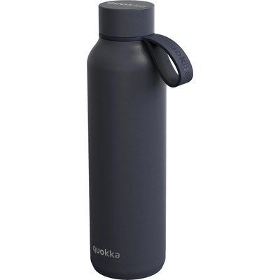 Quokka Nerezová termoláhev s poutkem Solid 630 ml antracitová