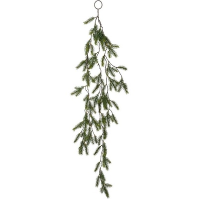 Umelá jedlová vetvička na zavesenie dĺžka 126 cm Gasper - zelená