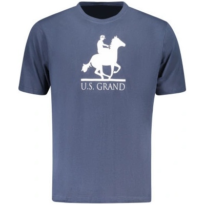 U.S. Grand stylové pánské tričko s krátkým rukávem POLO Blue