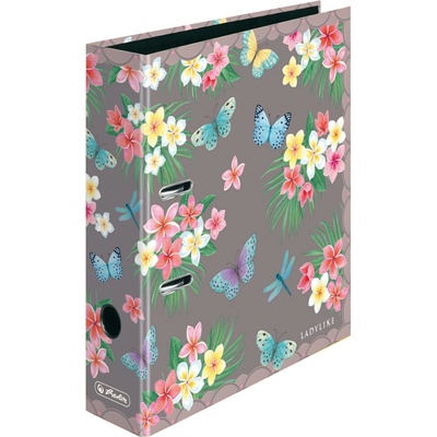 Herlitz Pořadač pákový A4 8 cm lamino Ladylike - Motýlci