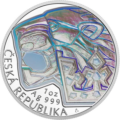 Česká mincovna Stříbrná mince Český lev 2026 s hologramem proof 1 oz – Zboží Dáma