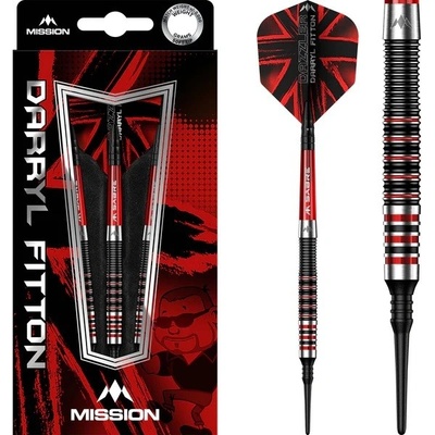 Mission Darryl Fitton Black/Red 95% 18g soft