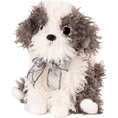 Амек Тойс Плюшена играчка Амек Тойс - Куче седнало, сиво, 22 сm (010259-1)