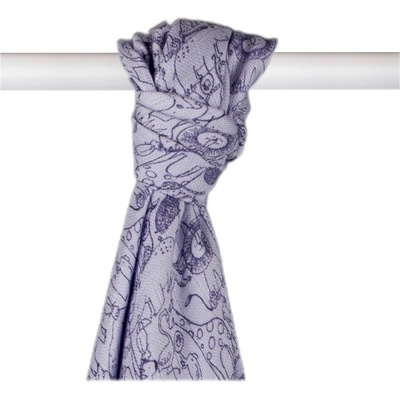 XKKO BMB Bambusová osuška Safari Lavender Aura 90x100