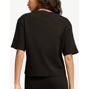 PUMA Classics Ribbed Relaxed Tee Black