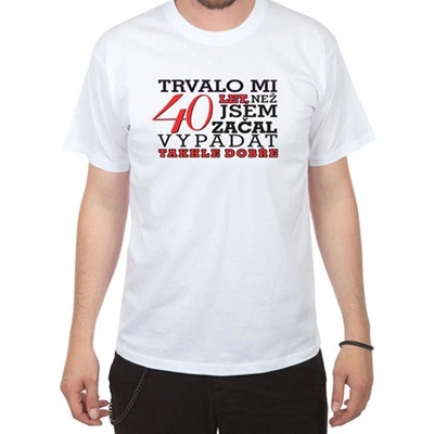 Divja Narodeninové tričko mužovi na 40 CZ