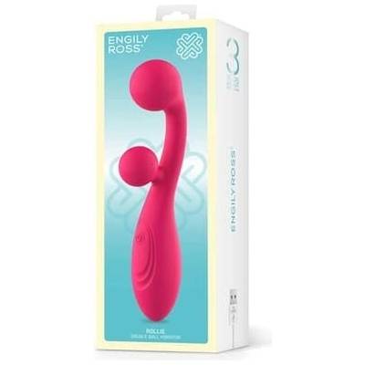 Engily Ross Rollie Vibe with Double Stimulating Ball Pink