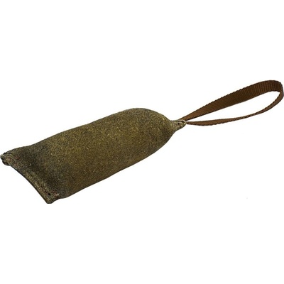 BAFPET Kožený pešek Leder hnědá 5,5 cm x 17,5 cm 09093