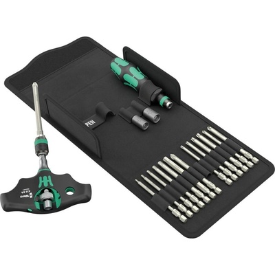 Wera Kraftform Kompakt 400 RA SHK Set 1 05136072001 sada bitov, 19-dielna, krížový PH, krížový PZ, inbus, 1/4 ; 05136072001