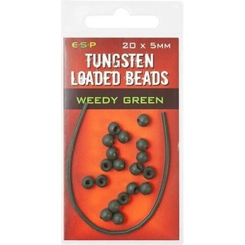 ESP tungstenové korálky Tungsten Loaded Bead 5mm Green