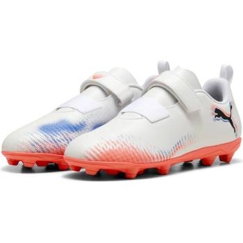 PUMA Детски футболни бутонки Puma Future 8 Club Childrens Firm ground Football Boots - White/Black/Red