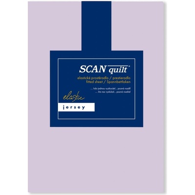 SCANquilt plachta Jersey Elastic Lycra svetlofialová 90x200