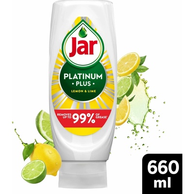 Jar Platinum Plus Lemon & Lime na riad 660 ml