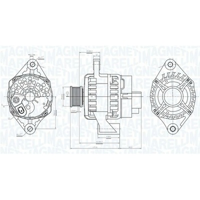 Alternátor MAGNETI MARELLI 063736094010