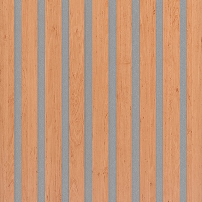 Archo - Akustický panel Design line CPL Olše na šedém filcu 2600 x 400 x 21 mm