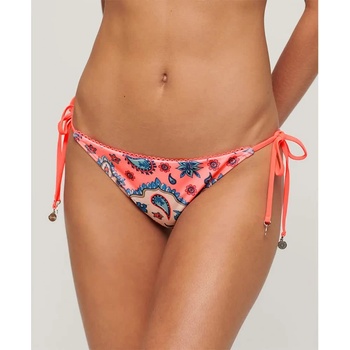 Superdry Tie Side Cheeky bikini bottom - Multicolor (Pink Bandana)