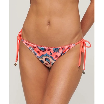 Superdry Tie Side Cheeky bikini bottom - Multicolor (Pink Bandana)