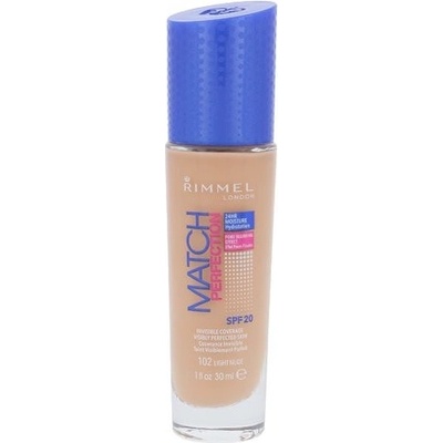 Rimmel Match Perfection SPF20 make-up make-up 102 Light Nude 30 ml