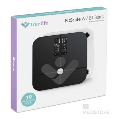 TrueLife FitScale W7 BT Black inteligentná váha 1x1 ks elem6 s.r.o.
