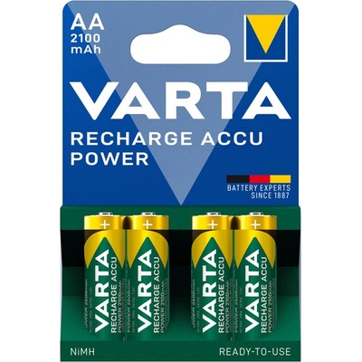 VARTA Акумулаторна батерия Varta 56706B4, AA, 1.2V, 2100mAh, Ni-MH, 4 бр (56706B4)