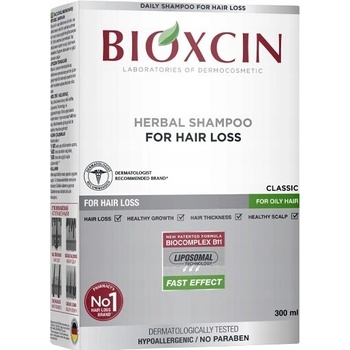 Bioxcin Classic Bylinný šampón na mastné vlasy 300 ml