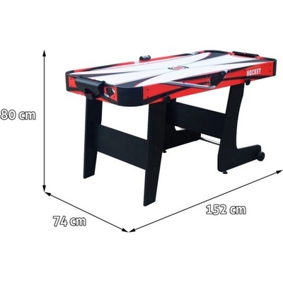 RKToys Stolní hokej Air Redtable 152 x 80 x 74 cm