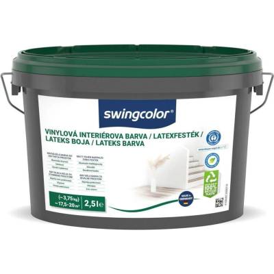Swingcolor Vinylová barva, sněhobílá, matná, 2,5 l