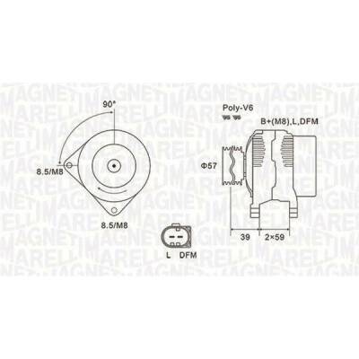 generátor MAGNETI MARELLI 063732002010