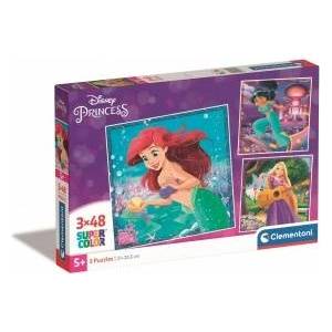 Clementoni Disney Princess puzzle 3x48pcs