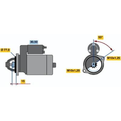 BOSCH STARTER 0 986 017 651