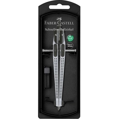 Faber-Castell kružítko GRIP 2001 STŘÍBRNÉ – Zboží Dáma