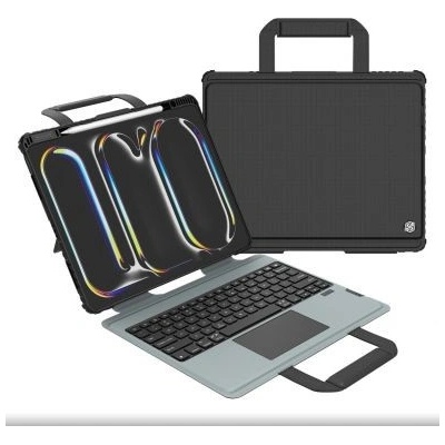 Nillkin Bumper GO Keyboard Case Backlit Version iPad 13 2024 6902048281684 Black