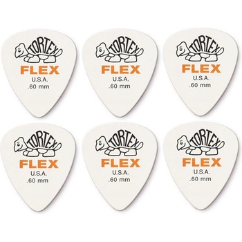 Dunlop 428R 0.60 Tortex Перце за китара (428R60-6PACK-SET)