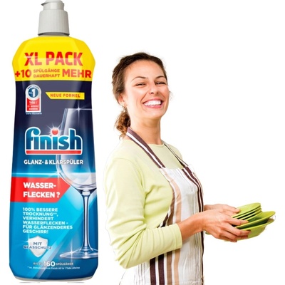 Finish Rinse & Shine Aid Lemon leštidlo do umývačky riadu 800 ml