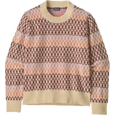 Patagonia Дамски вълнен пуловер Patagonia Women's Recycled Wool Crewneck Sweater Wool jumper - Starlight: Dark Natural - размер XL (105-3165-1015)