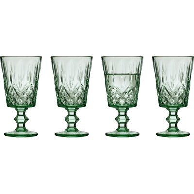 LyngbyGlas Чаши за вино Sorrento 290 мл зелени 4 бр (32361)