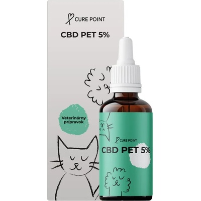 CURE POINT CBD Pet 5% масло без аромат, 10 мл