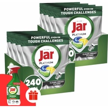 Jar Platinum Lemon kapsule do umývačky 240 ks