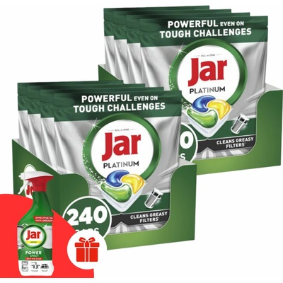 Jar Platinum Lemon kapsule do umývačky 240 ks