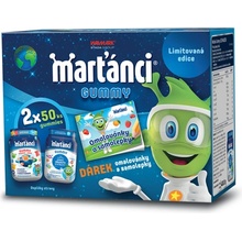 Marťánci Gummy 50+50 ks + omalovánky Promo 2025