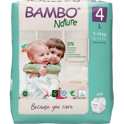 Bambo ABENA A.S.Nature 4 7-14 kg 24 ks