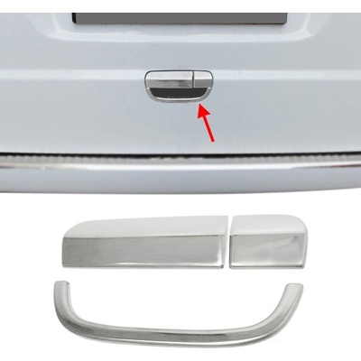 Nerez kryt madla zadních dveří Mercedes Benz Vito W639 2003-14, Viano W639 2003-10