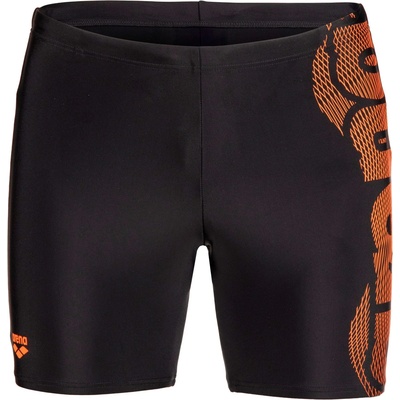 arena Мъжки бански слипове Arena Swim Mid Jammer Graphic Swim brief - Black / Team Orange - размер 5 (DE) (050-2246-0113)